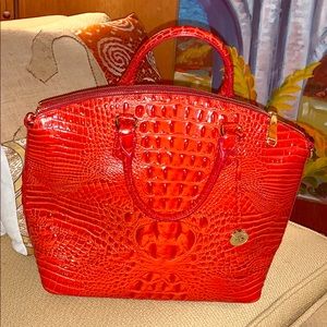 Brahmin Melbourne Duxberry Leather Satchel Large